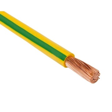 Kabel LgY (H07V-K) żółto-zielony 16mm 100m