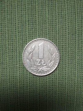 Moneta 1 zł PRL 1987 rok 
