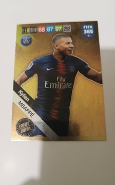 Karta limited edition FIFA 365 2019 update Mbappe 