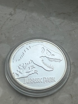 Moneta srebrna Jurassic Park 2020