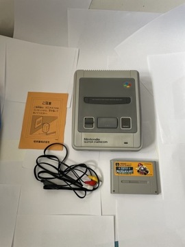 Nintendo Super Famicom SFC SNES BOX+gra Zestaw