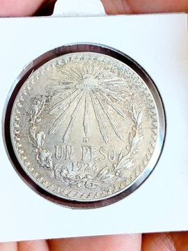 Meksyk 1 peso 1926 srebro 