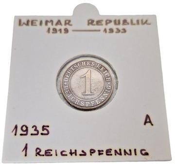 1 Reichspfennig 1935 A