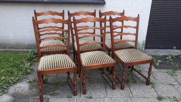 Krzesła 6 drewnianych 