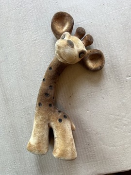 Prl retro vintage żyrafka zabawka żyrafa