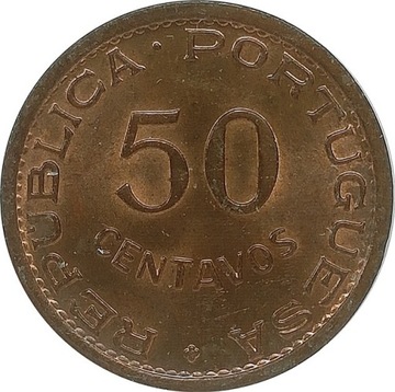 Angola 50 centavos 1961, KM#75
