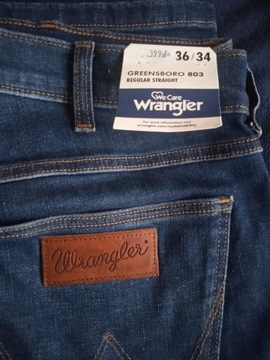 Wrangler W36 L34 Greensboro Regular Straight