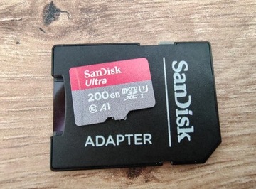 Karta microSD SanDisk Ultra 200GB + adapter / BDB