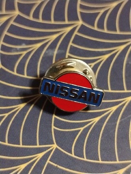 Pin przypinka kolekcjonerska Nissan vintage