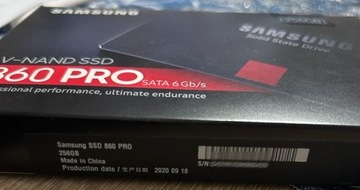 Nowy Samsung 860 PRO 256GB dysk SSD V-NAND MLC