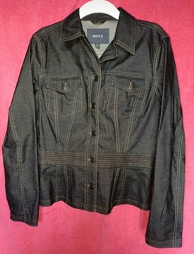 Mexx: czarna kurtka jeansowa 42 