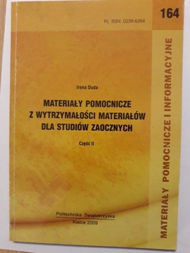 Mat. pomoc z wytrzymałości materiałów dla st. zao.