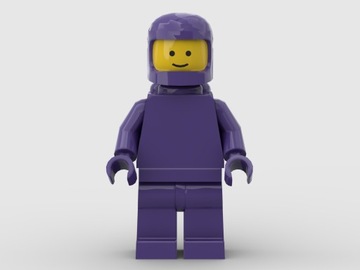 LEGO 10497 Fioletowy kosmonauta Spaceman 71037