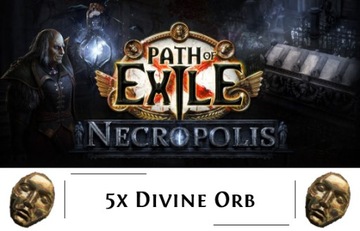 Path of Exile PoE Liga Necropolis 5x Divine Orb