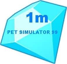 1.1 milionow gemow pet simulator 99