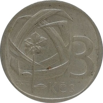 Czechosłowacja 3 koruny 1969, KM#57