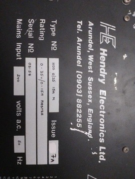 Zasilacz laboratoryjny Handry Electronics 35V 15A 