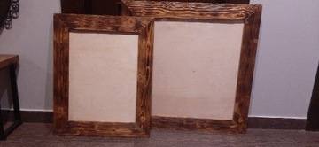 Ramy drewniane w stylu rustykalnym 