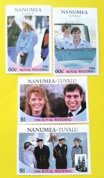 Znaczki pocztowe - brytyjska rodzina królewska