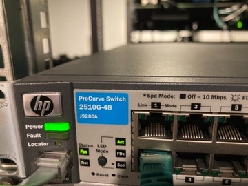 HP ProCurve 2510G-48 J9280A 48 + 4 SFP sprawdzony