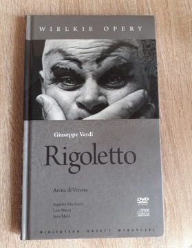Wielkie opery. Rigoletto. Giuseppe Verdi. Dvd+cd