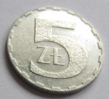 5 złotych 1989 r. - 3 sztuki