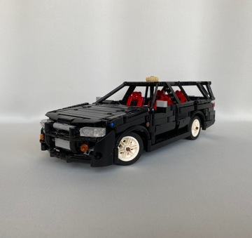 Model Nissan Stagea (GTR) własnej roboty