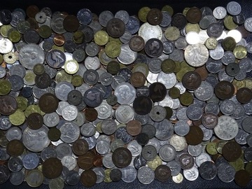 Mega zestaw monet do rozpoznania ponad 860 sztuk