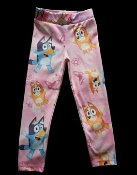 Legginsy prążek Bluey roz. 9-10  lata