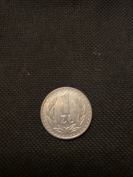 Polska stara moneta  1 złoty.