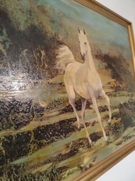 Marian Osiecki "Koń" obraz na płótnie 136/108cmm.