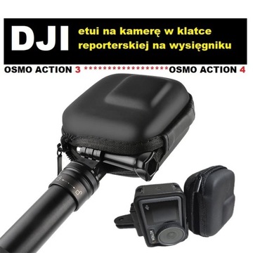 ETUI DJI OSMO ACTION 3/4 w klatce na wysięgniku