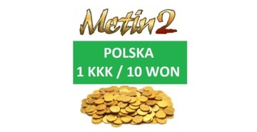 METIN2 PL POLSKA 10W 10 WON 1KKK YANG MT2 WONY