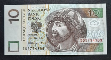 Banknot 10 zł 1994 rok seria IO