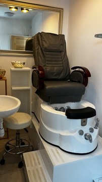 Fotel kosmetyczny Beauty System BR-3820D szary