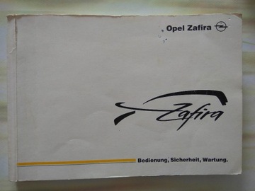 Instrukcja obsługi Opel Zafira A 1999 po niemiecku