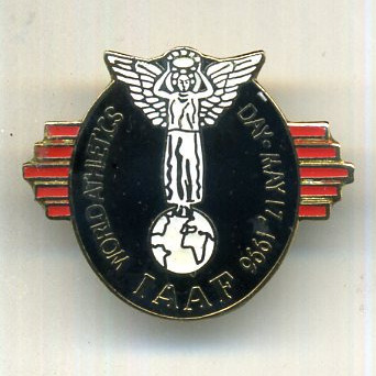 odznaka przypinka IAAF 1996