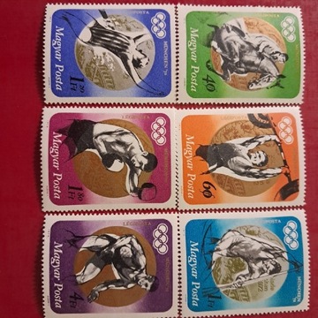 Węgry  sport Mnichów 72  znaczki czyste