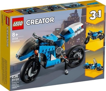 LEGO 31114 Creator 3w1 - Supermotocykl