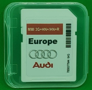 Mapa Europy karta SD Audi HN+/HN+R 2023 6.36.0