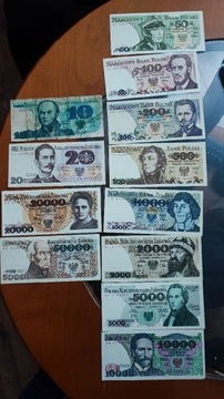 Banknoty z lat 80 