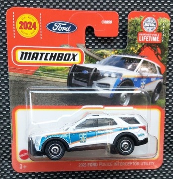 Matchbox  2023 Ford Police Interceptor Utility 2024 Nowość