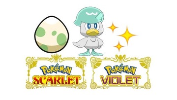 Pokemon Scarlet|Violet - Shiny Quaxly w Jajku