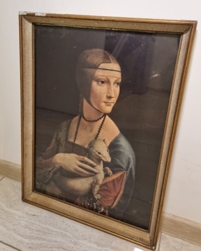 Obraz Dama z Łasicą (repr. niemiecka), Dom Książki