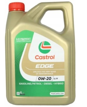 Olej silnikowy Castrol Edge   ll IV 4 l 0W-20