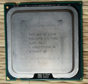 Procesor Intel E2140 DUAL CORE 1,6 GHz LGA775