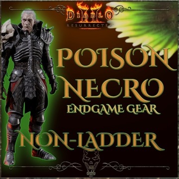 Diablo 2 Resurrected Zestaw Nekro Poison Nova D2R