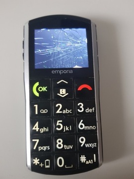 Emporia telefon uszkodzona rozlany wyświetlacz