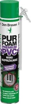 Piana montażowa wężykowa PVC PURFOAM Den Braven