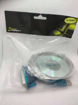 Adapter USB RS232 COM DB9 DB25 pin Szeregowy Win7